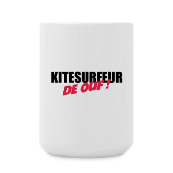 Kiteboarding Kitesurfing Kitesurf Kitesurfer Kiter - Large Mug 440 ml - white - Front