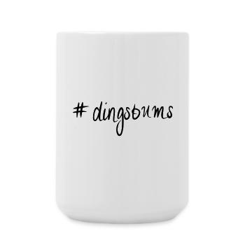 # dingsbums - Große Tasse 440 ml - Weiß - Vorne