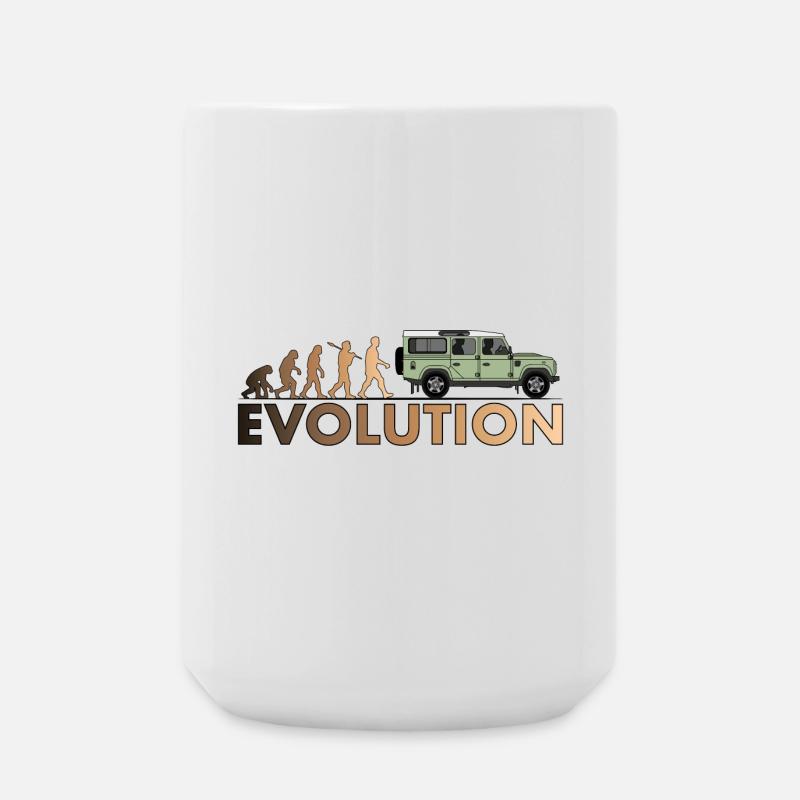 Defender 110 Évolution - Grande tasse 440 ml - blanc