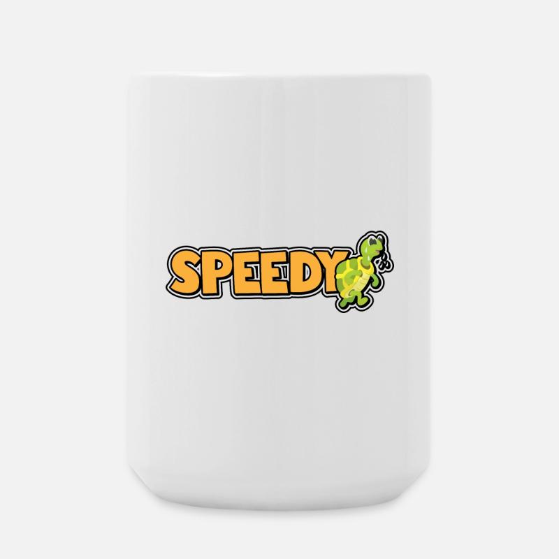 Speedy - Fast Turtle - Large Mug 440 ml - white
