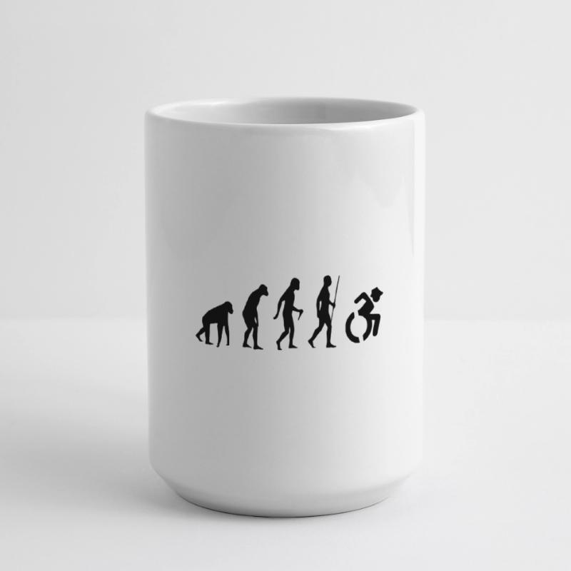 Evolution Rollstuhl. Die Rollstuhl-Evolution * Große Tasse 440 ml