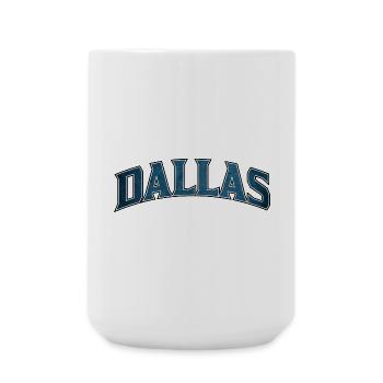 Dallas Arc Blue Vintage - Large Mug 440 ml - white - Front