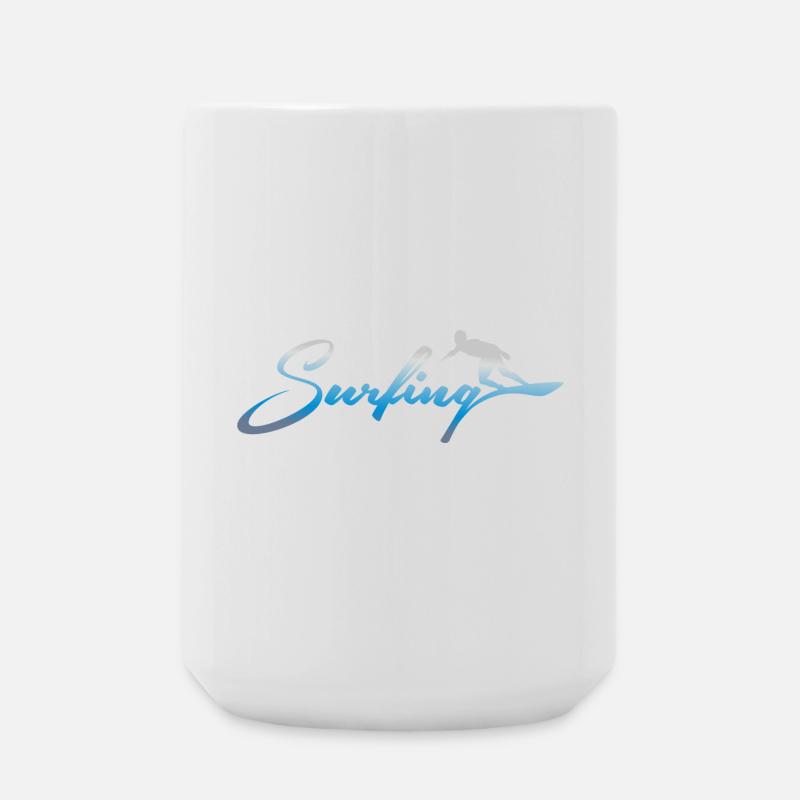 SURFING, SURFING - Large Mug 440 ml - white