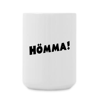 HÖMMA Hör mal - Große Tasse 440 ml - Weiß - Vorne