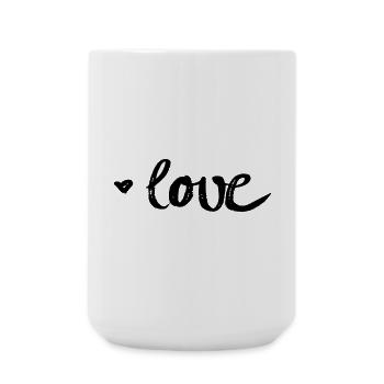 Love - Large Mug 440 ml - white - Front
