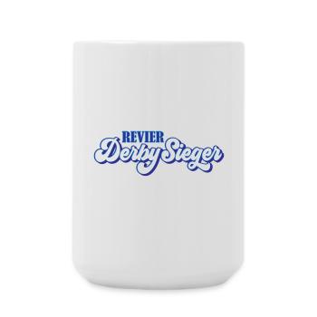 Farben änderbar | Revier Derbysieger - Große Tasse 440 ml - Weiß - Vorne
