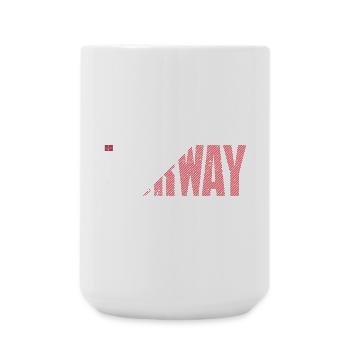 Bannière nordique Nordway Bold - Grande tasse 440 ml - blanc - Devant