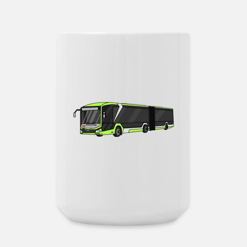 Bus, Schulbus, Busfahrer - Große Tasse 440 ml - Weiß
