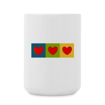 Cadeau pour la fête des mères : Idée de cadeau pour la fête des mères - Grande tasse 440 ml - blanc - Devant