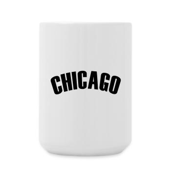 Chemise Chicago - Grande tasse 440 ml - blanc - Devant