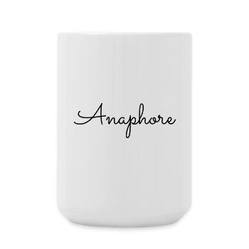 Anaphore - Grande tasse 440 ml - blanc - Devant