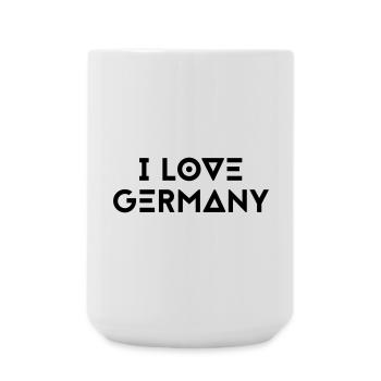 I LOVE GERMANY - Large Mug 440 ml - white - Front