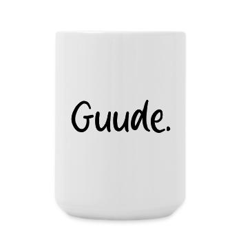 Guude - Große Tasse 440 ml - Weiß - Vorne