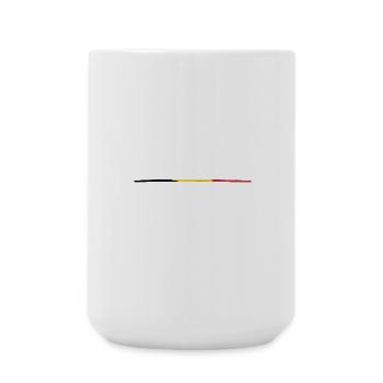 tricolore B - Große Tasse 440 ml - Weiß - Vorne
