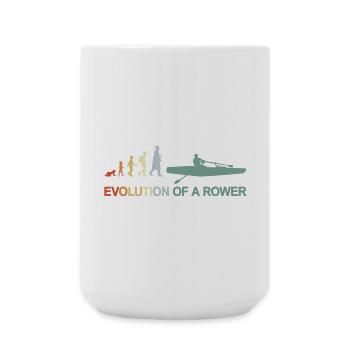 Development of a rower - Large Mug 440 ml - white - Front