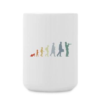 Trumpeter Life Cycle - Large Mug 440 ml - white - Front