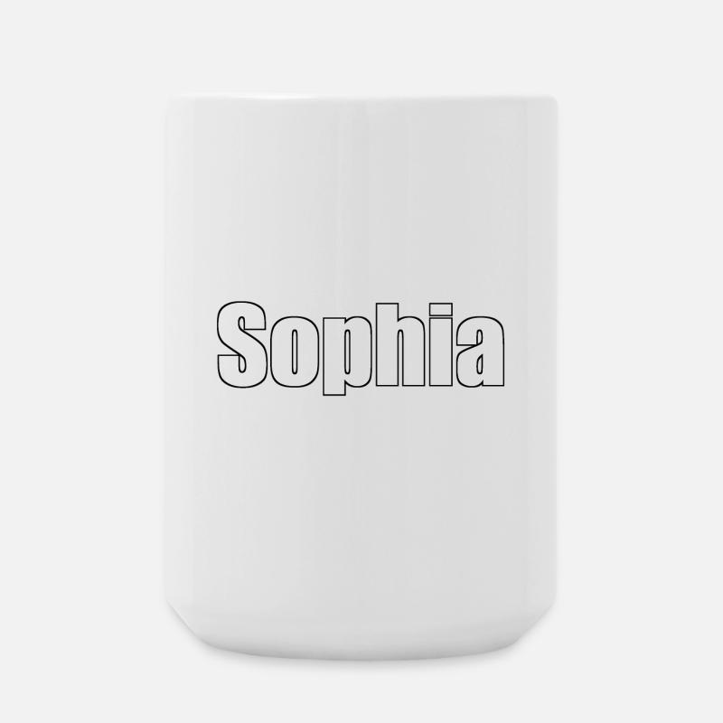 Sophia - (Nom du peuple) - Grande tasse 440 ml - blanc