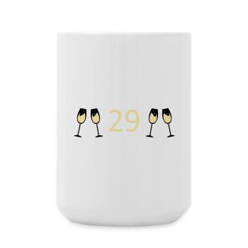 29th Birthday 29 Years Anniversary 29 Years Number 29 - Large Mug 440 ml - white - Front