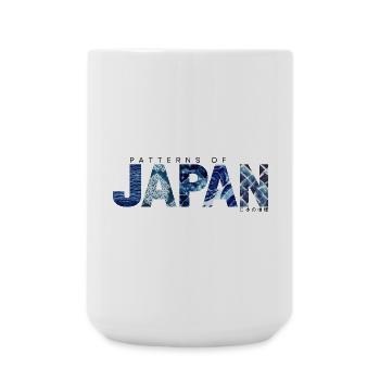 Patterns of Japan - Japanese Patterns - Tradition - Large Mug 440 ml - white - Front
