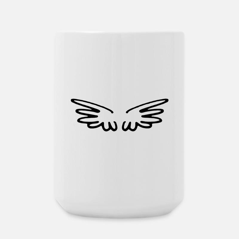 Flügel - Große Tasse 440 ml - Weiß