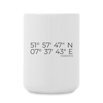 Coordinates Münster - Large Mug 440 ml - white - Front