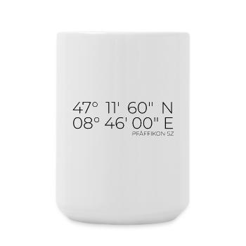 Coordonnées Pfäffikon SZ Zurich - Grande tasse 440 ml - blanc - Devant