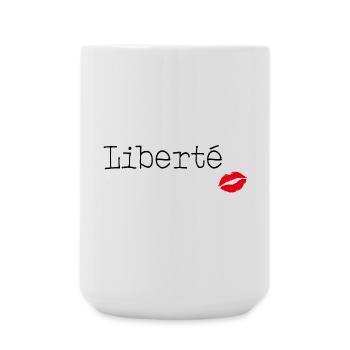 Liberté - Little French Speaking - Große Tasse 440 ml - Weiß - Vorne