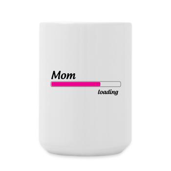 Maman loading... Please Wait - Future Mère - Grande tasse 440 ml - blanc - Devant