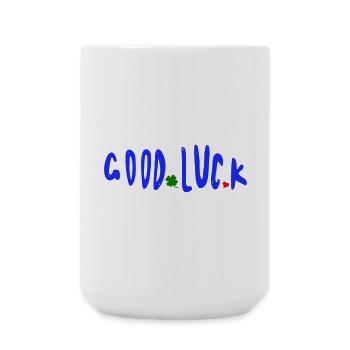 good luck - Large Mug 440 ml - white - Front