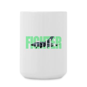 Fighter Tornado - Large Mug 440 ml - white - Front