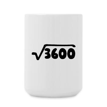 60th Birthday - Anniversary - Large Mug 440 ml - white - Front