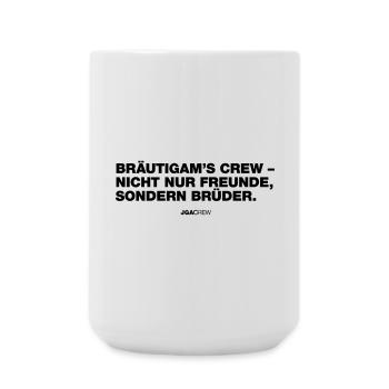 Groom's Crew (Bachelor Party) - Large Mug 440 ml - white - Front