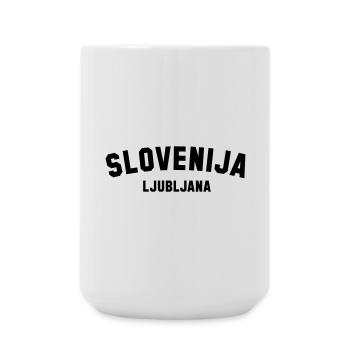 LJUBLJANA Slovénie Slowenien - Grande tasse 440 ml - blanc - Devant