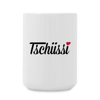 Tschüssi Herz - Große Tasse 440 ml - Weiß - Vorne