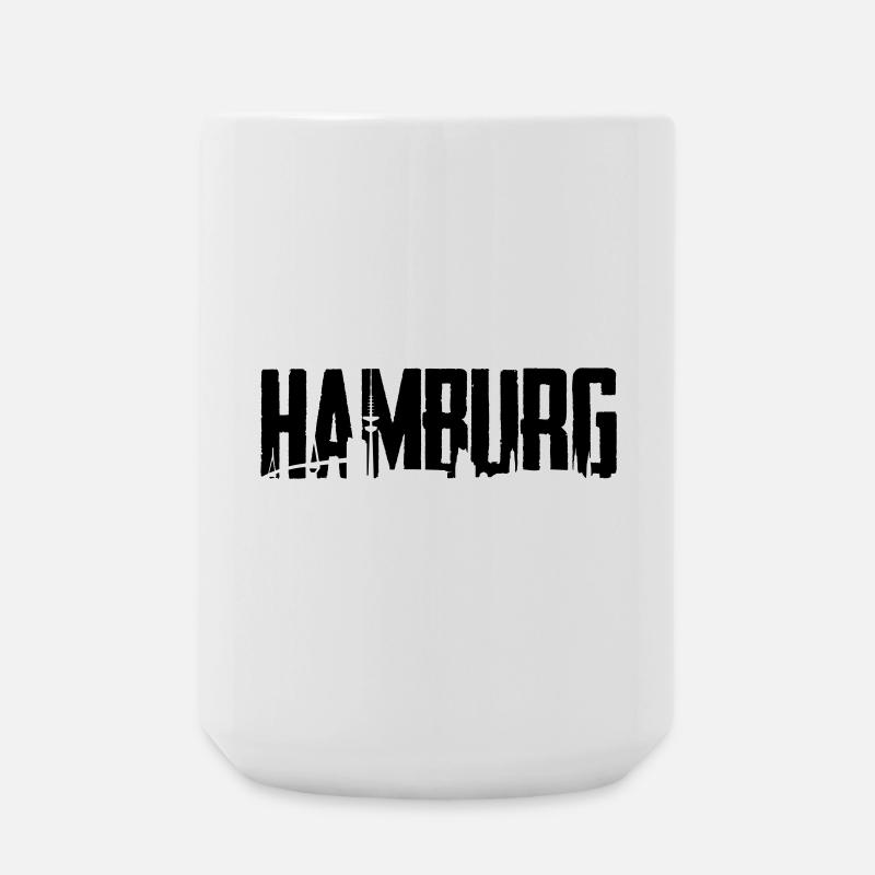 Hambourg - Grande tasse 440 ml - blanc