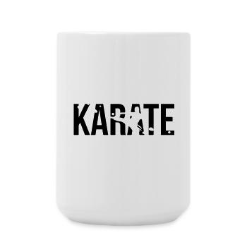 karate - Large Mug 440 ml - white - Front