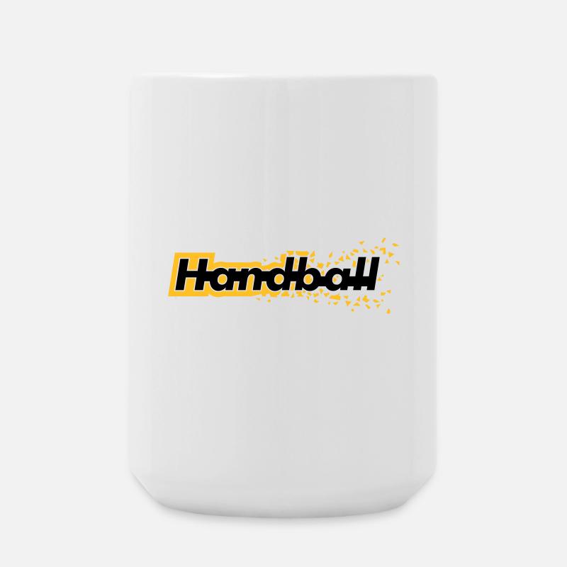 Handball - Große Tasse 440 ml - Weiß