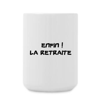 Finally! Retirement - Large Mug 440 ml - white - Front