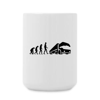 Trucker / Fernfahrer / Routier - Grande tasse 440 ml - blanc - Devant
