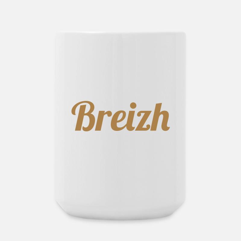 Brittany - Breizh - BZH - Large Mug 440 ml - white