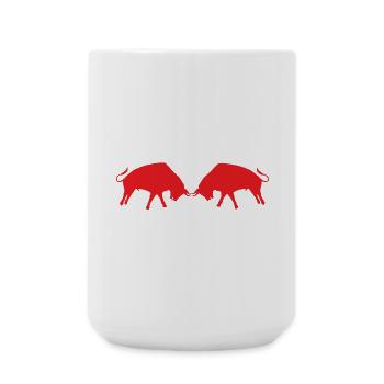 RED BULLS CREATION LOUIS RUNEMBERG ADAGP - Large Mug 440 ml - white - Front
