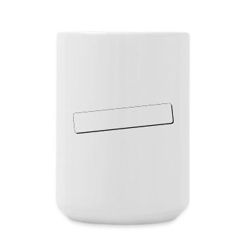 Coins arrondis du champ d’écriture | Ombre | Graphiques vectoriels - Grande tasse 440 ml - blanc - Devant