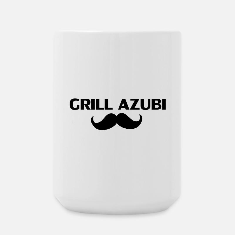 Grill Azubi - Große Tasse 440 ml - Weiß