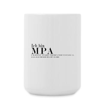MPA Ich Habe Immer Recht Design - Große Tasse 440 ml - Weiß - Vorne
