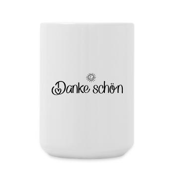 Thank you - Large Mug 440 ml - white - Front