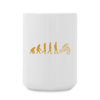 Evolution Moto Rider - Große Tasse 440 ml - Weiß - Vorne