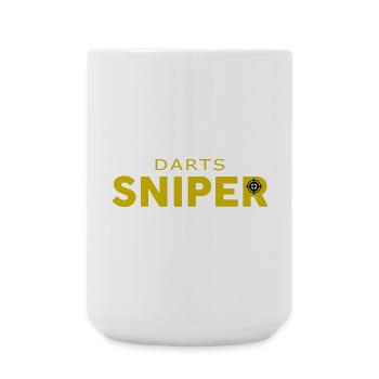 Darts Sniper - Large Mug 440 ml - white - Front