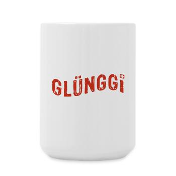 Glünggi (Berndeutsch) | Vektorgrafik - Große Tasse 440 ml - Weiß - Vorne