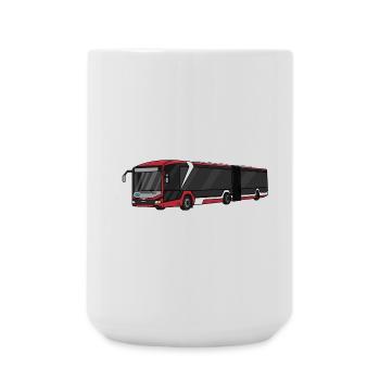 Bus - Large Mug 440 ml - white - Front