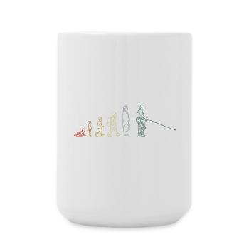 Development Fishing - Large Mug 440 ml - white - Front